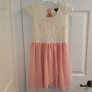 Zunie Girl's Cap Sleeve Dress - Sz L